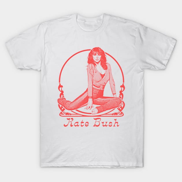 Kate Bush † Retro Aesthetic Fan Art Design T-Shirt by DankFutura